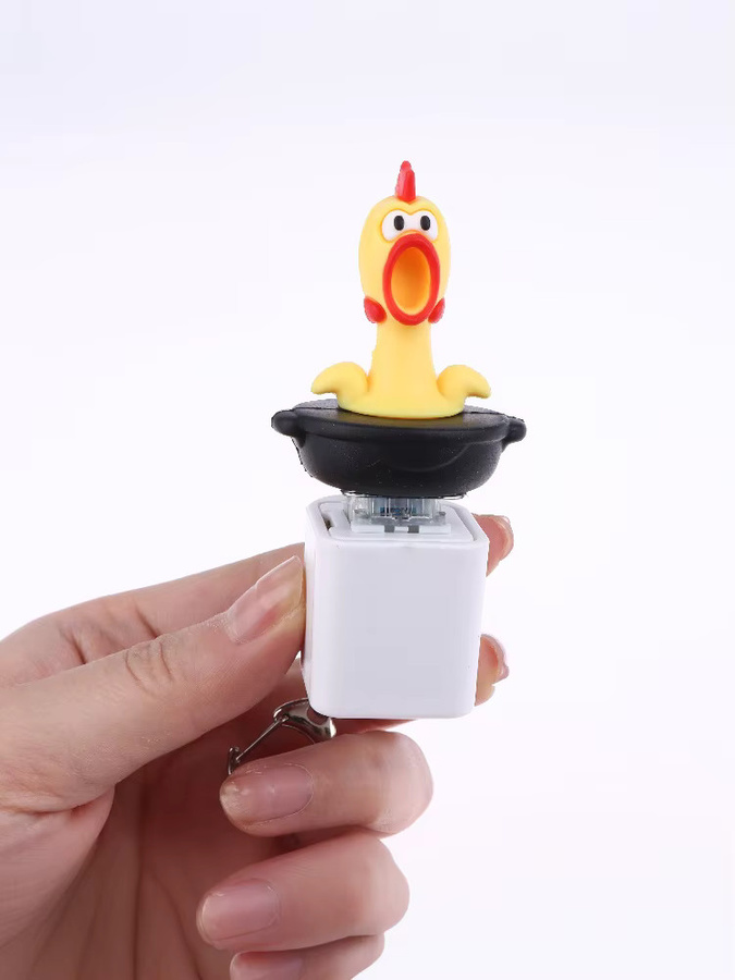 Velishy Lautes weinendes Huhn, Stressabbau-Spielzeug, mit Sprachknopf - Bild 3