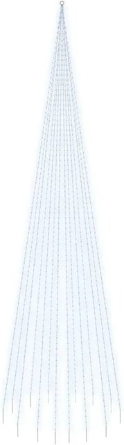 vidaXL LED-Weihnachtsbaum für Fahnenmast in Kaltweiß mit 1134 LEDs, Höhe: 800 cm - Bild 1