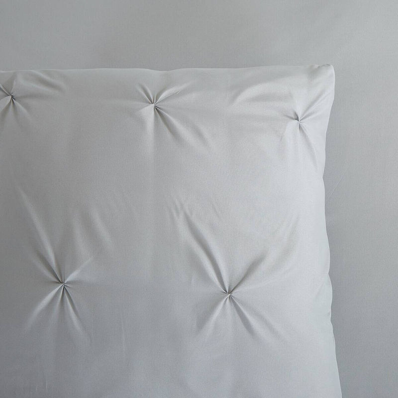 Microfaser Bettwäsche Elegance Pure Silber aus Polyester mit Bettbezug und Kissenbezug, B/L: 135 x 200 cm und 80 x 80 cm - Bild 2