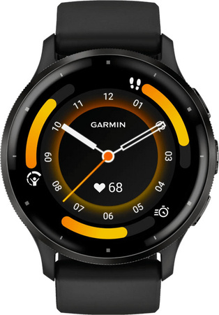 Garmin Smartwatch, Schwarz, 45 mm, Unisex