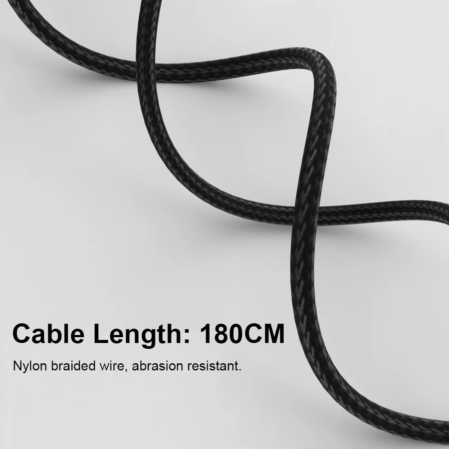 USB Typ C auf DC Konverter Kabel PD 140W Schnellladekabel für Laptop 20V 7A, Anschluss 5,5 x 2,5 mm, Schwarz - Bild 4