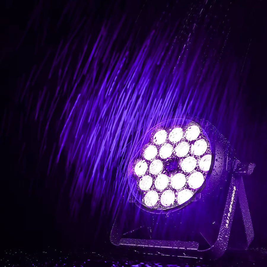 CORALPAR IP65 Wasserdichter LED Wash Par Scheinwerfer mit 18x12W RGB Lichtquelle in Schwarz für Bühne, Club und Theater - Bild 3