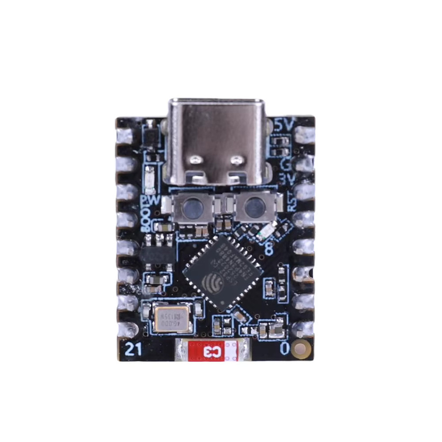 APWIKOGER ESP32-C3 SuperMini Entwicklungsboard mit RISC-V Prozessor, WLAN und Bluetooth, 4M Flash, Type-C, Schwarz - Bild 2