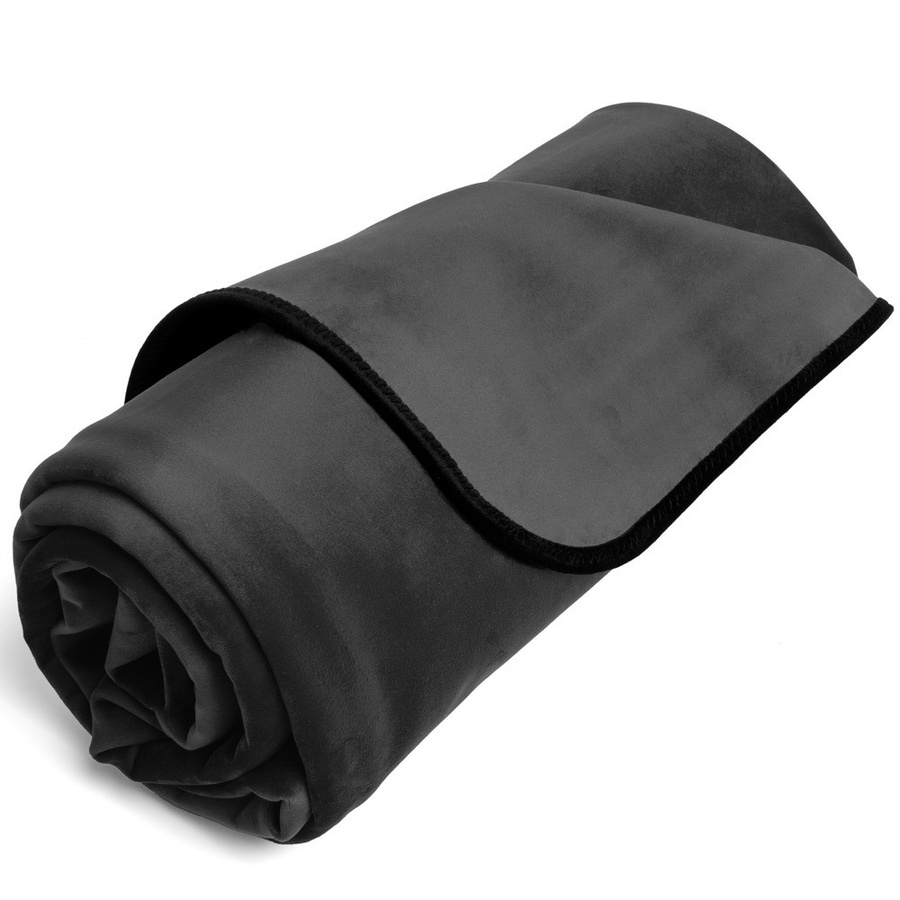 Liberator Liebesdecke Fascinator Throw in Schwarz, Reversible Microfaser, B/B/H: 183 x 137 x 137 cm - Bild 2