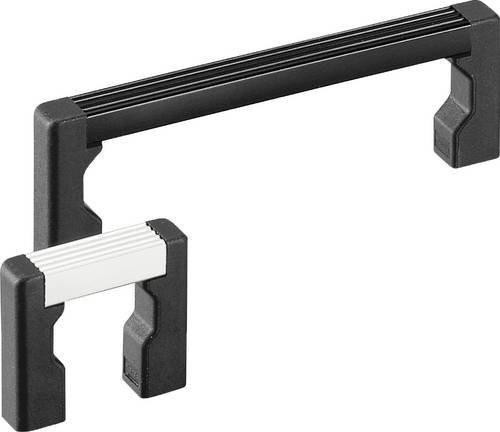 Rohde Universalgriff UG-03.088.01 in Schwarz und Silber, Material Aluminium und Kunststoff, matt, L x B x H: 98 x 12 x 40 mm - Bild 1