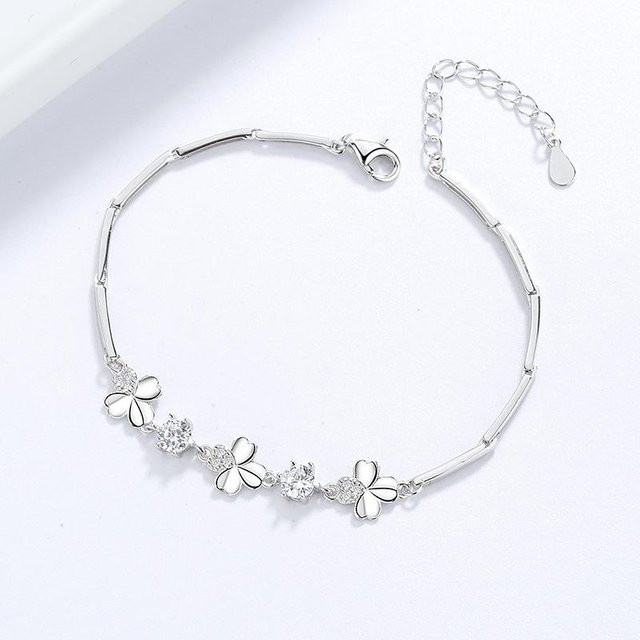 Allbestart Armband 925 Silber, Zirkonia, Damen, white - Bild 1