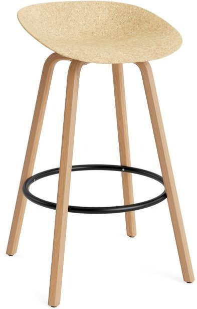 Normann Copenhagen Mat Barhocker aus Buche und Hanf in Beige - Bild 1