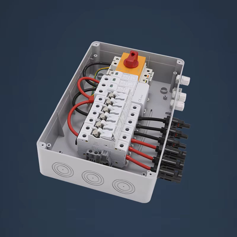 XIONGISOLAR DC Combiner Box IP65 Wasserdichter PV Solar Blitzschutz mit 3 String Trennschalter 1000V 3 Eingang 1 Ausgang - Bild 6