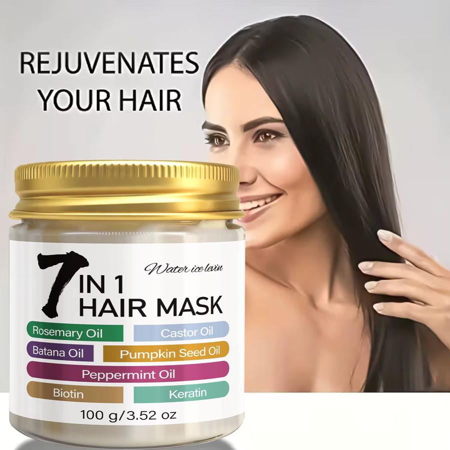 Water Ice Levin Haarmaske mit Keratin, 100g, für trockenes Haar - Bild 5