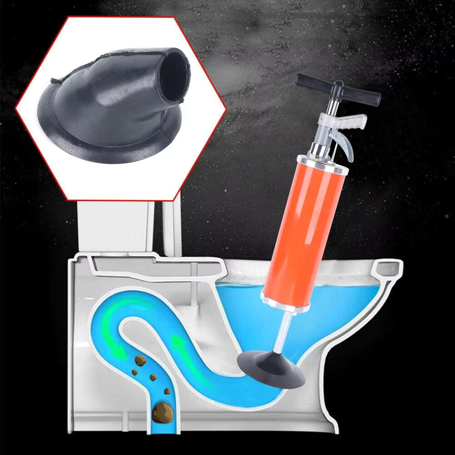 Bymaocar Abflussreiniger aus Aluminiumlegierung und Edelstahl mit 0,79 Gallonen Fassungsvermögen und 0,7 MPa Druck für Toiletten und Waschbecken - Bild 2