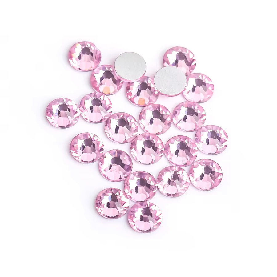 nailsworld Nail Art Strasssteine, Hellrosa Rose Fuchsia Siam, Glänzend - Bild 2