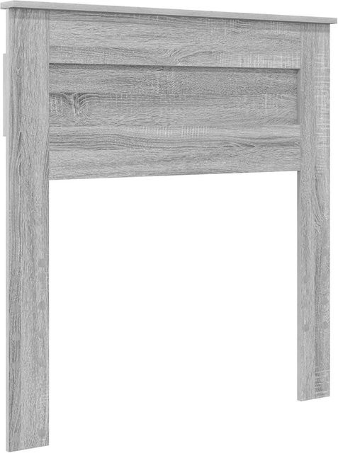 vidaXL Kopfteil aus Holzwerkstoff in Grau Sonoma, Breite: 80 cm - Bild 1