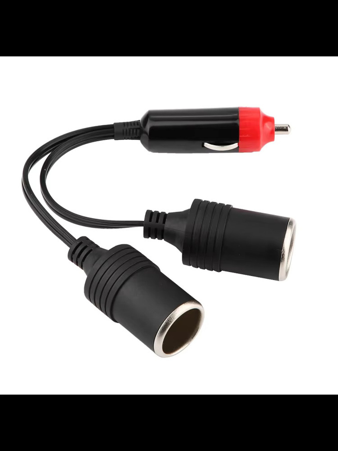 YOUTHINK 2-Wege-Autoladegerät als Zigarettenanzünder-Splitter und Adapter in Schwarz - Bild 7