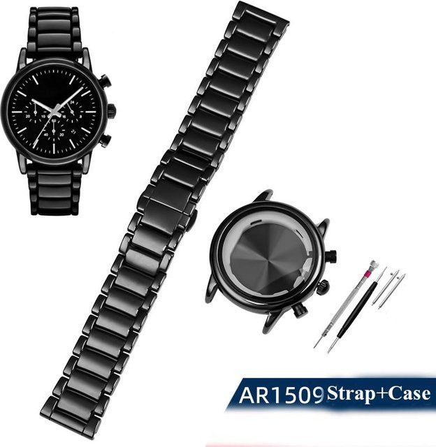 HUANGZHI Uhrenarmband Keramik, Schwarz, Herren - Bild 1