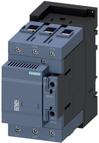 Siemens Kondensatorschütz 3RT2646-1NP35 mit 3 Schließern in Grau - Bild 1