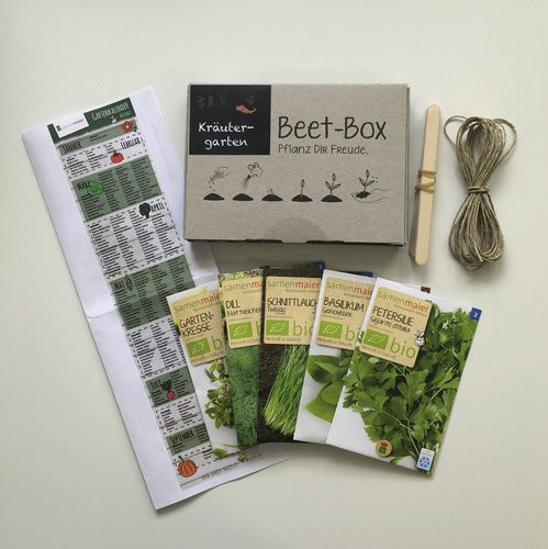 SAMEN MAIER Beet-Box Kräutergarten mit Kräutersamen in Grün - Bild 1
