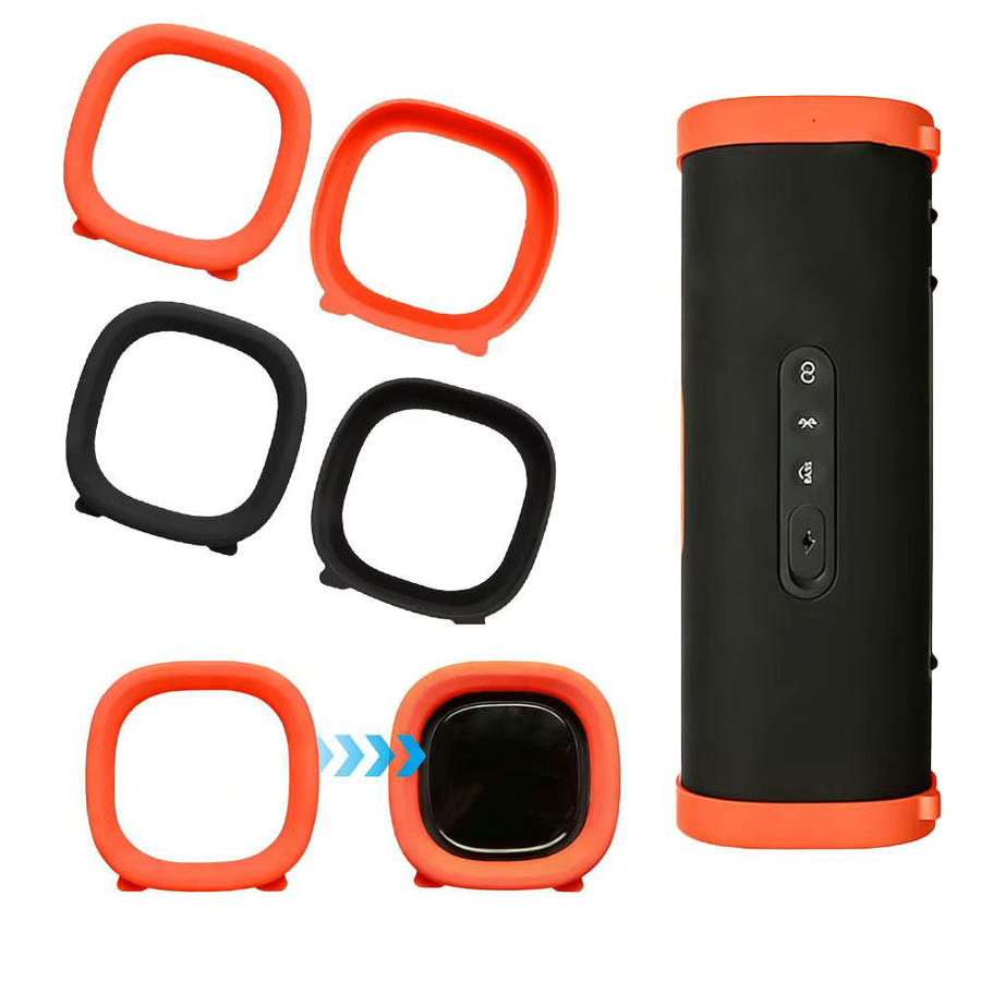 Xiaomi Sound Party Schutzhülle aus Silikon in Orange, kratzfest und mit Schallschutz - Bild 4