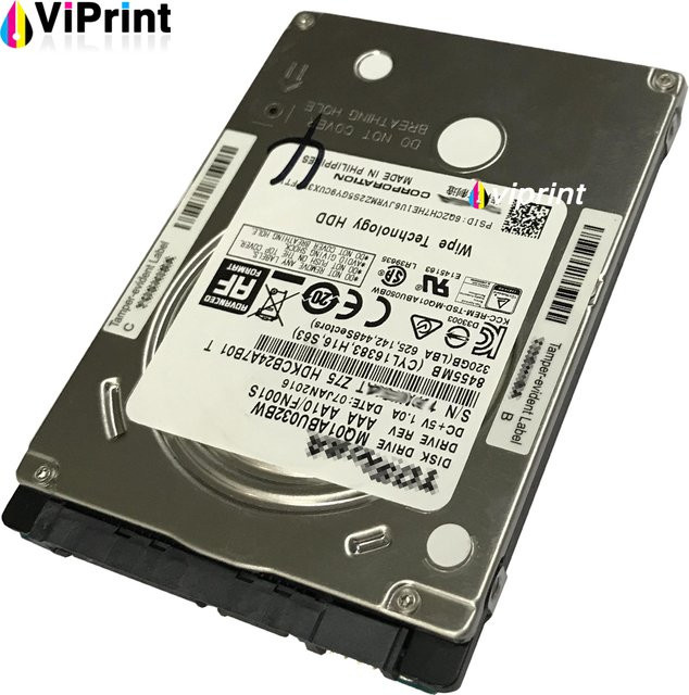 Toshiba HDD Festplattenlaufwerk 320 GB in Silber mit Wipe-Technologie-Verschlüsselung für Kopiergeräte MQ01ABU032W MQ01ABU032BW - Bild 1