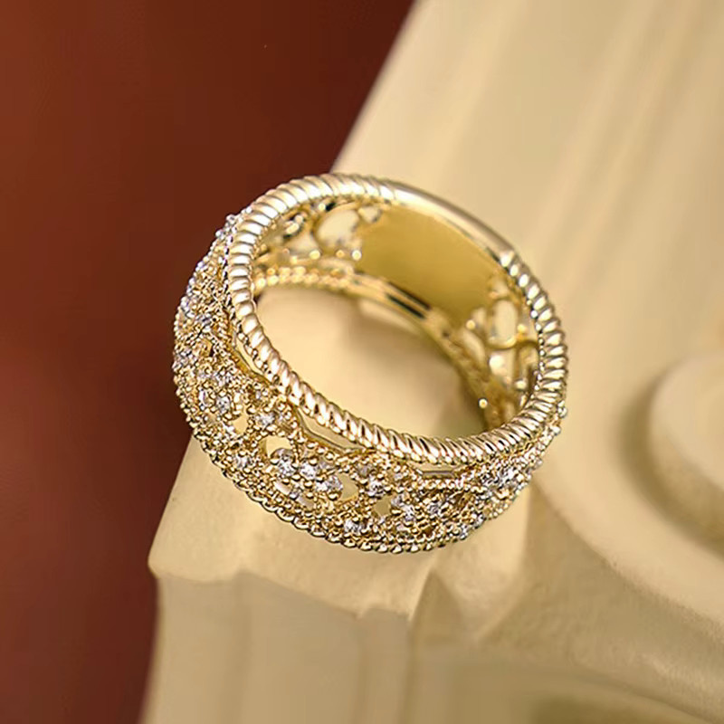 Huitan Ring, Gold, Zirkonia, Damen - Bild 2
