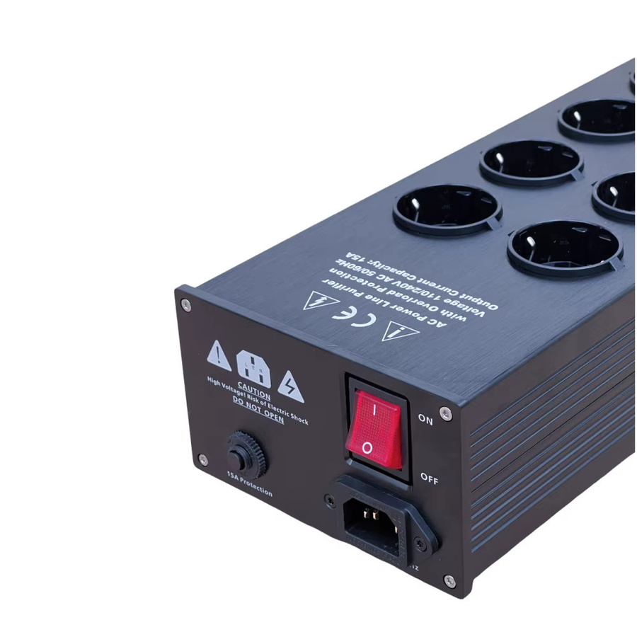 MATIHUR e-TP80 Audio Noise AC Power Filter Power Conditioner mit Überspannungsschutz und EU-Steckdosenleiste - Bild 4