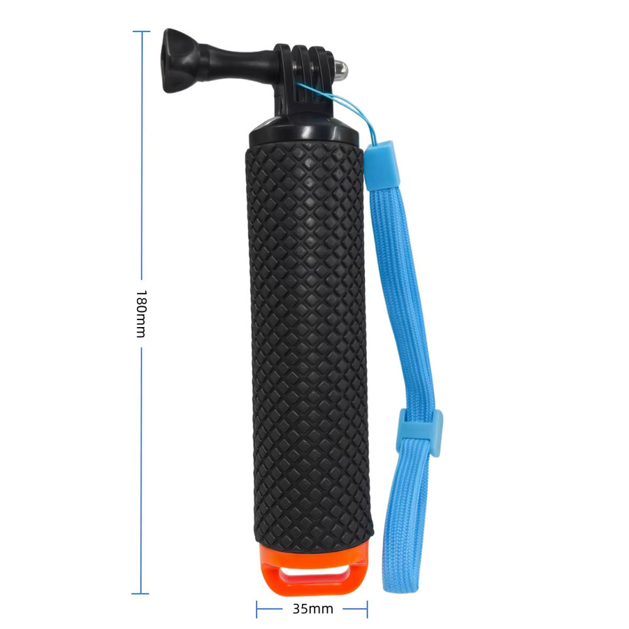 AKwing Schwimmender Handgriff-Halter für Action-Kameras in Schwarz - Bild 2