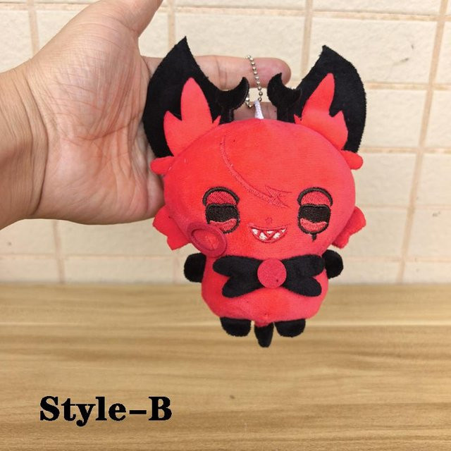 Yiran toy Hazbin Hotel Alastor Plüschtier, Schlüsselanhänger, 12 cm - Bild 1