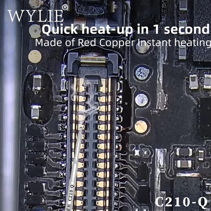 WYLIE C210-Q sphärische Lötkolbenspitze mit 1 mm Durchmesser für die Präzisionsreparatur von Elektronik - Bild 3