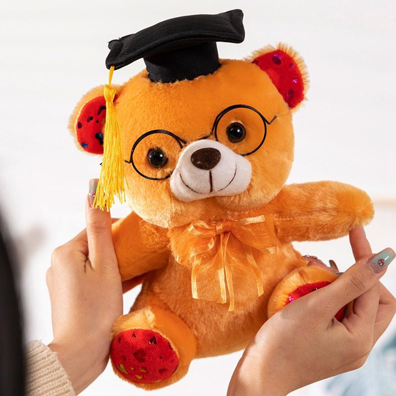 GDzaccly Abschluss Bär Plüschtier weiche Puppe 1-teiliges Set - Bild 2