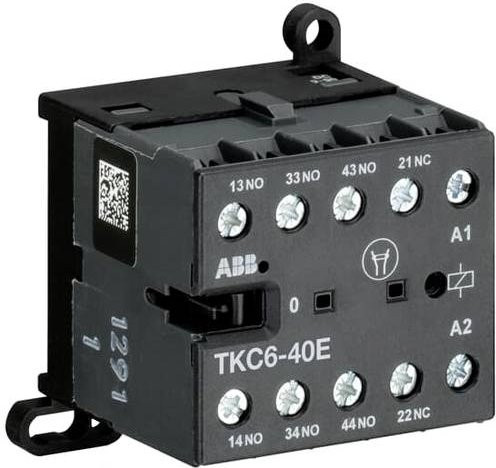 ABB TKC6-40E-55 Kleinschütz mit 4 Schließern in Schwarz - Bild 1