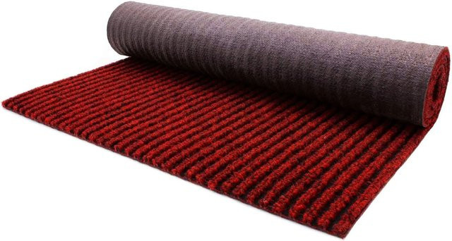 Primaflor Sauberlauf Magnum Schmutzabweisender Läufer aus Polypropylen in Rot, B: 2,00 m x L: 14,00 m - Bild 1