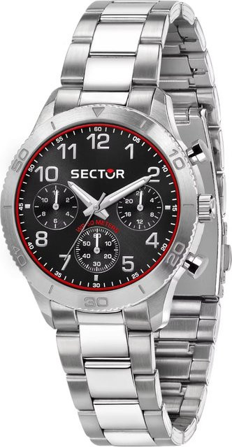 Sector Armbanduhr, Quarz, Edelstahl, Schwarz, 37 mm, Herren - Bild 1