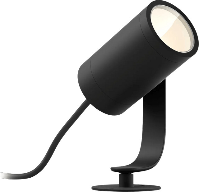 Philips Hue Lily White & Color Ambiance Gartenstrahler LED-Leuchte Schwarz - Bild 1