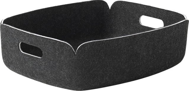 Muuto Restore Tablett aus Kunststoff in Schwarz und Grau - Bild 1
