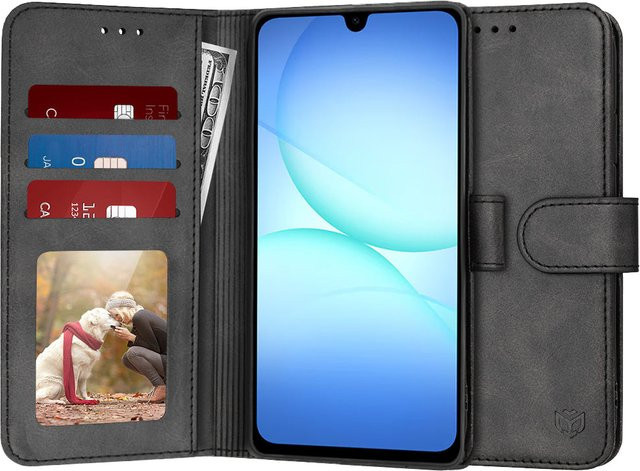 Techsuit Diary Book Hülle für Samsung Galaxy A17 5G in Schwarz - Bild 1