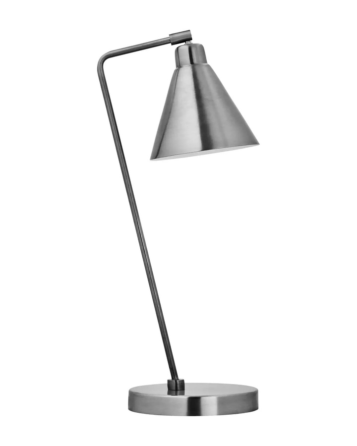 House Doctor Tischlampe Game in Silber, verstellbare Metalllampe für Schreibtisch und Regal - Bild 1