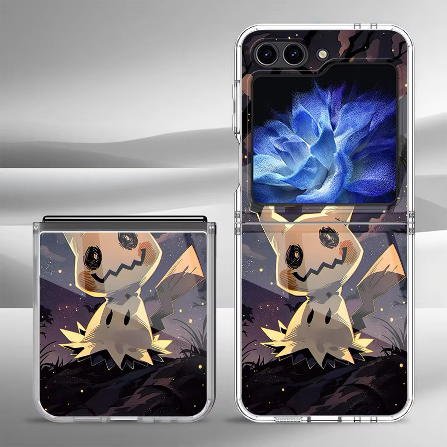 Transparente weiche Handyhülle mit Pokemon Mimikyu für Samsung Galaxy Z Flip 3 4 5 6 7 - Bild 2