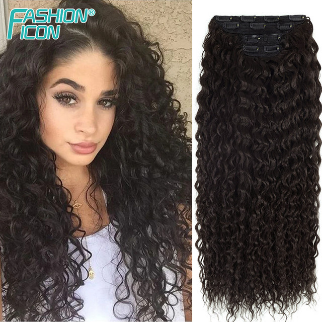 Fashion Icon Hair Haarverlängerung Wasserwelle, 28 Zoll, 4er Set, Damen - Bild 1