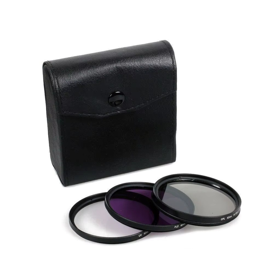 Lightdow 3-in-1 Objektivfilter-Kit mit CPL und UV Filtern in Schwarz für Nikon Canon Sony Pentax Fuji Kameras - Bild 4
