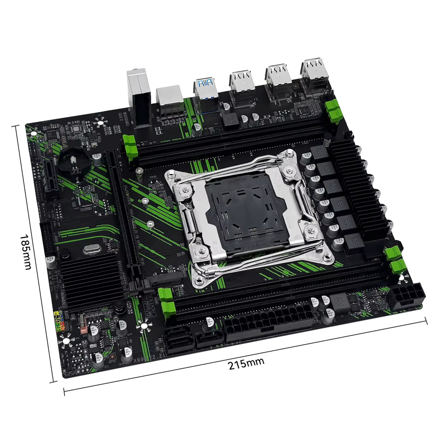 MACHINIST X99 PR9 Motherboard CPU-Kit Set in Schwarz mit LGA 2011-3 Sockel, Xeon E5 2640 V4 / E5 2620 V4 Unterstützung, DDR4 RAM und NVME M.2 Slot - Bild 4