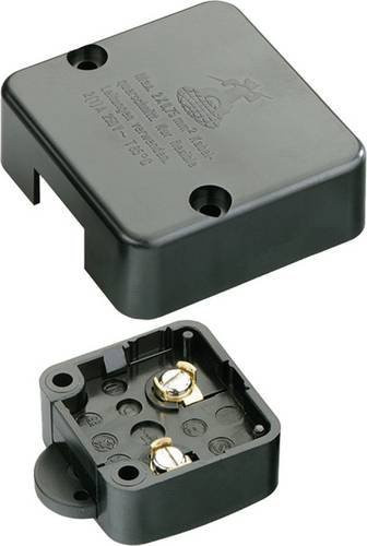 Bachmann Truhen-Taster 924.103 Push Button in Schwarz bündig eingebaut - Bild 1