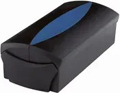 HAN Visitenkartenbox VIP aus Kunststoff in Schwarz oder Blau - Bild 1