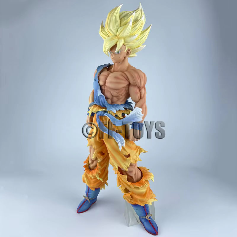 Bandai Dragon Ball Z Son Goku Super Saiyajin Figur aus Kunststoff, mehrfarbig, Höhe: 28 cm bis 43 cm - Bild 4