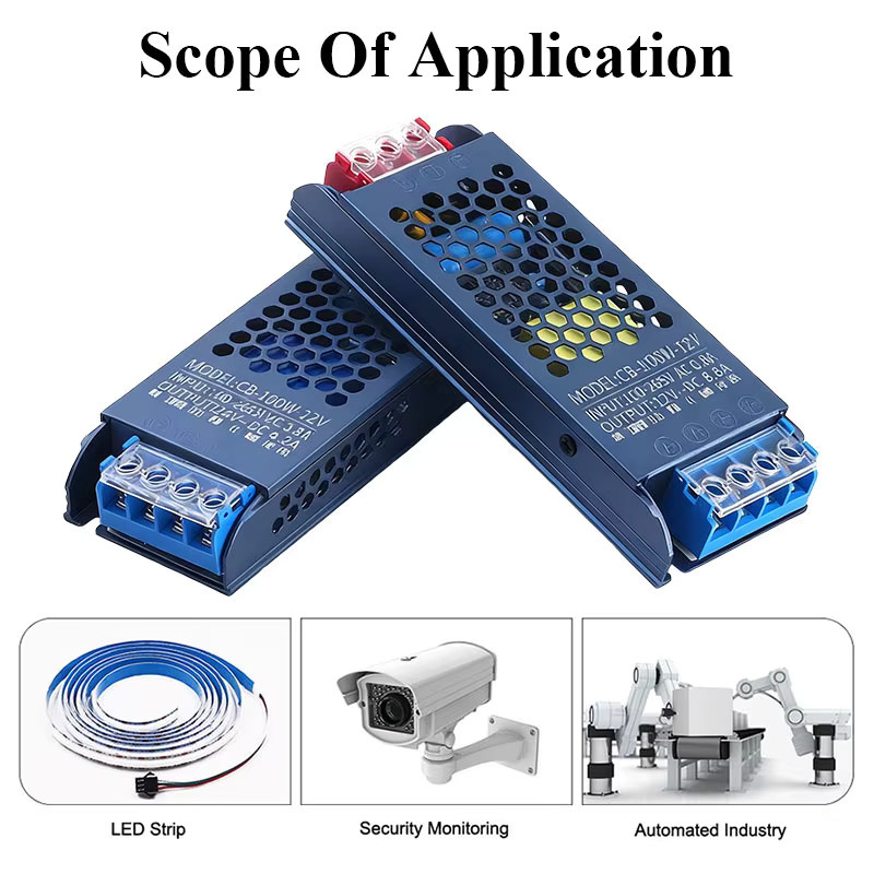 AEVYVKV DC-Netzteil Transformator für LED-Streifen und LED-Treiber, AC 220V zu DC 12V oder 24V, 60W - Bild 6