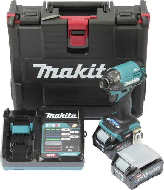 Makita Akku-Schlagschrauber TD002GD202 inkl. XGT 40 V max. Akku-Set - Bild 1