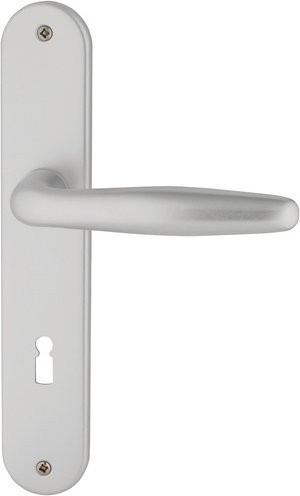 ALPERTEC Langschild-Garnitur Ray II aus Aluminium in Silber matt - Bild 1