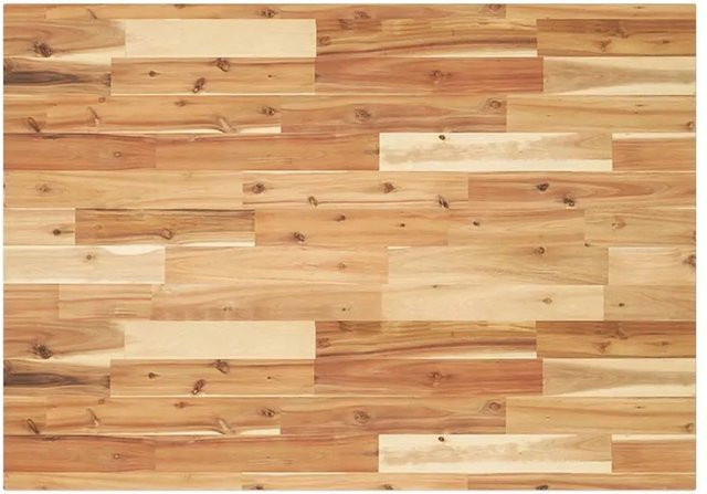 vidaXL Tischplatte Rechteckig aus Massivholz Akazie in Braun, B/T/H: 120 x 70 x 2 cm - Bild 1