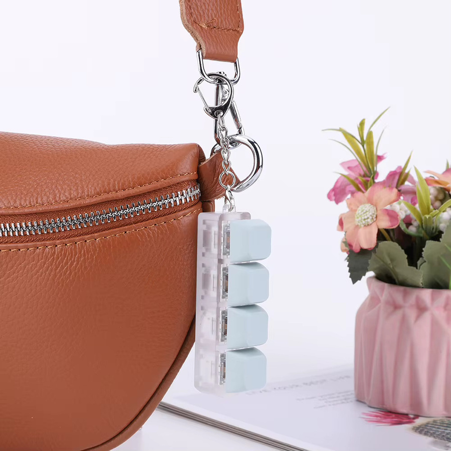 APWIKOGER Tastatur-Schlüssel-Spielzeug, 4-Tasten-Tastenkappe, Unisex - Bild 3
