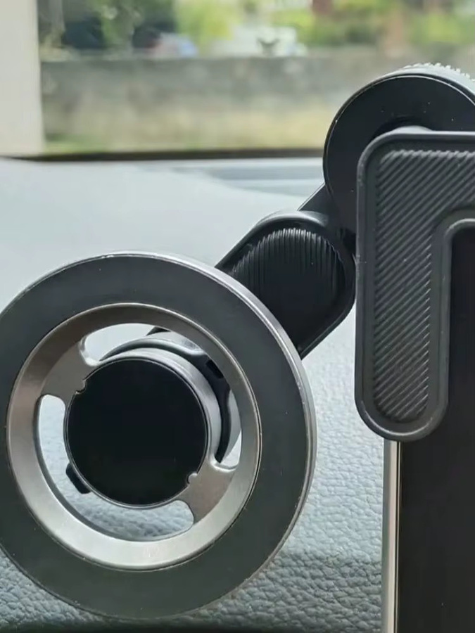 Magnetische Autotelefonhalterung in Schwarz mit 360 Grad drehbarem Arm für universelle Nutzung - Bild 7