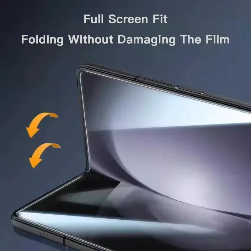 Soft TPU Hydrogel Schutzfolien-Set für Samsung Galaxy Z Fold 6 5 4 3 2 SE, Transparent, Full Body Schutz für Innen, Außen, Rückseite und Scharnier - Bild 2