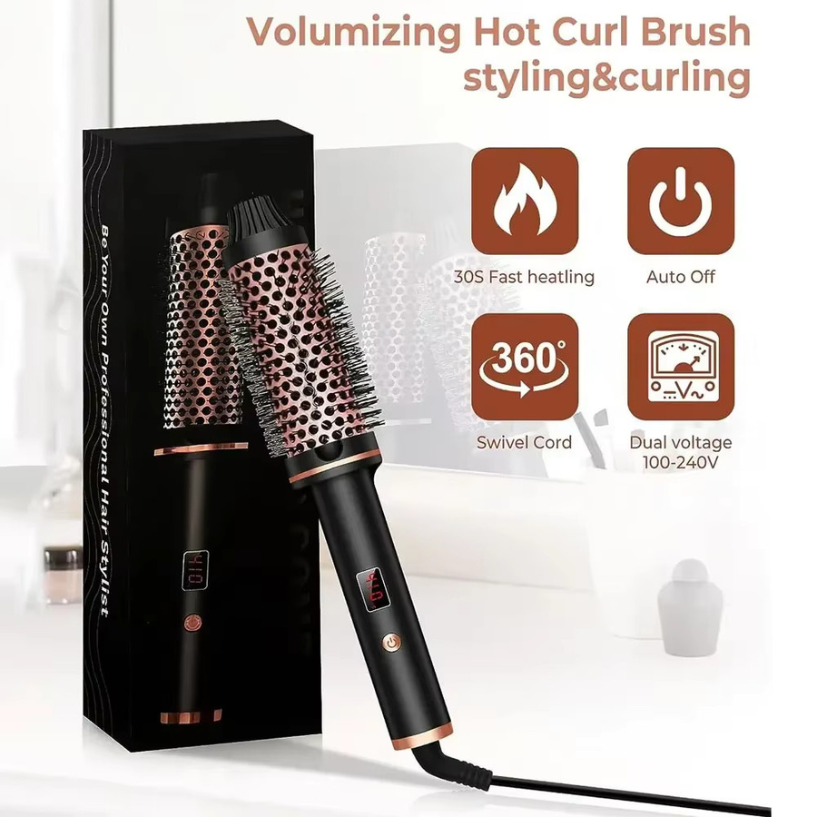 Tinsol 3in1 Ionic Haar Curler, Keramik Haarglätter, Schwarz - Bild 5